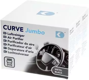 DK medical Curve Jumbo Luftreiniger, metal black (00200)