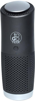 toGo Filter Akku-Luftreiniger tragbar schwarz
