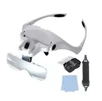 LED-Brille mit Lupe und 5 austauschbaren Dioptrien, ideal auch f&uuml;r...