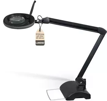 Lumeno 721X Lupenleuchte 60 LEDs, 5 Dioptrien, schwarz (LUM61807215SW)