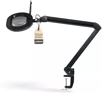 Lumeno 8613SW Lupenleuchte 60 LEDs, 3 Dioptrien, schwarz (8613SW)