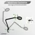 Lumeno 8613SW Lupenleuchte 60 LEDs, 3 Dioptrien, schwarz (8613SW)