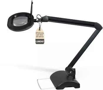Lumeno 8615SW Lupenleuchte ovale Linse 110x150mm, 60 LED, 5 Dioptrien (8615SW)