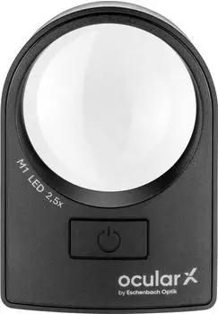 Eschenbach ocularX M1 LED Handlupe 2,5x, Ø 5,8cm (XM0103)