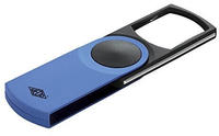 WEDO Lupe eckig beleuchtet incl. Batterien Swing it SB blau