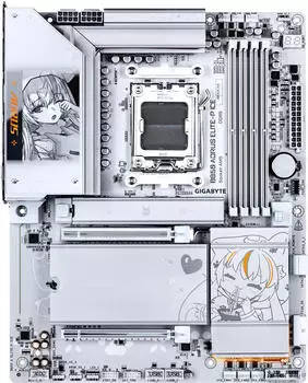 GigaByte B850 AORUS ELITE-P ICE Mainboard AM5 DDR5 ATX (B850 AORUS ELITE-P ICE)