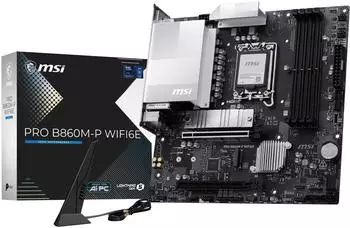 MSI PRO B860M-P WIFI6E Micro-ATX Mainboard DDR5 LGA1851 (911-7F01-001)