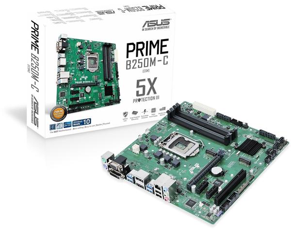 Asus Prime B360M-C Intel® B360 LGA 1151 (Socket H4) micro ATX