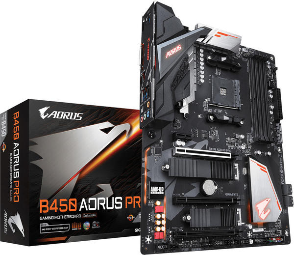 Gigabyte B450 AORUS PRO Mainboard Sockel AM4