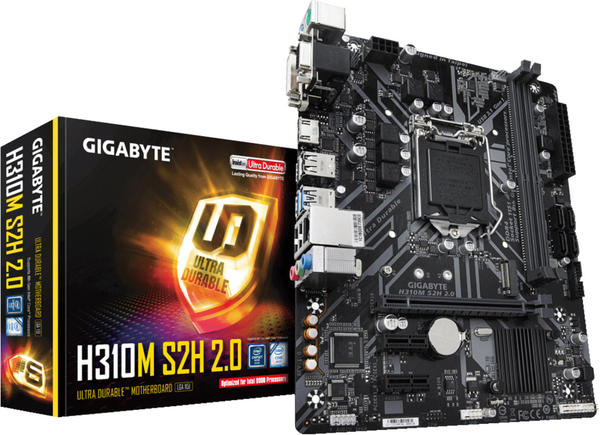 Gigabyte H310M S2H 2.0 Intel H310 LGA 1151 (Socket H4) micro ATX