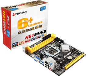 Biostar H81MHV3 (H81,S1150,mATX,DDR3,Intel,EuP)