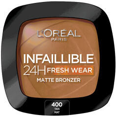 L'Oréal Infallible Fresh Wear Matte Bronzer (9 g) 400 Tan