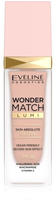 Eveline Wonder Match Lumi podkład rozświetlający SPF20 10 Vanilla 30ml (Vanilla,