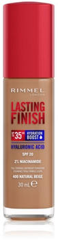 Rimmel London Lasting Finish 35H Hydration Boost 400 Natural Beige (30ml)
