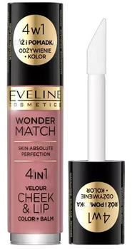 Eveline Wonder Match Velour Cheek & Lip 02 (4,5ml)