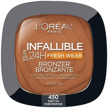 L'Oréal Infallible Fresh Wear Matte Bronzer (9 g) 450 Deep Tan
