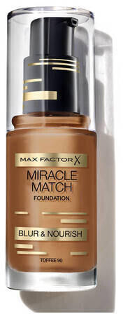 Max Factor Miracle Match Foundation (30ml) 90 Toffee