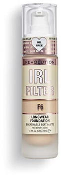 Makeup Revolution IRL Filter Longwear Foundation 23ml F6
