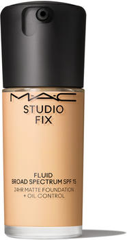 MAC Studio Fix Fluid Broad Spectrum SPF15 Foundation + Oil Control NC15