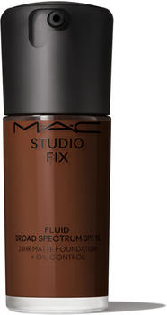 MAC Studio Fix Fluid Broad Spectrum SPF15 Foundation + Oil Control NW58