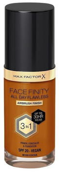 Max Factor Facefinity All Day Flawless Foundation (30ml) 100 - COCOA