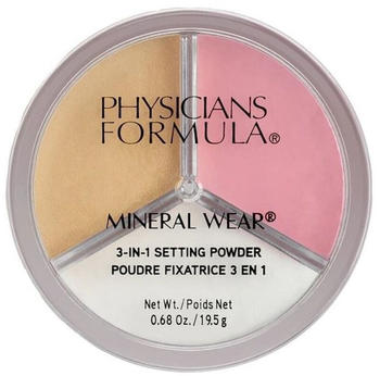 Physicians Formula Mineral Wear 3-in-1 Setting Powder (19,5g) Set/Bright/Bake