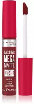 Rimmel London Lasting Mega Matte Liquid Lipstick (7,4 ml) 930 Ruby Passion
