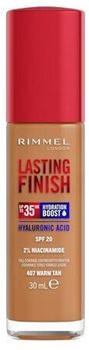 Rimmel London London Lasting Finish 35H Hydration Boost 407 Warm Tan (30ml)