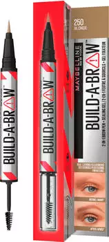 Maybelline Build-A-Brow 2-in-1 Eyebrow Pencil + Sealing Gel (1,65g) 250 blonde