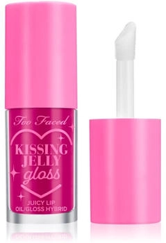 Too Faced Kissing Jelly Hydrating Lip Oil Gloss Raspberry (4,5ml)