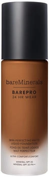 bareMinerals BAREPRO 24HR Wear Skin-Perfecting Matte Liquid Foundation (30ml) Deep 55 Warm