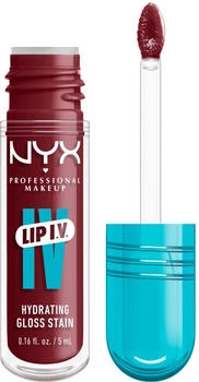 NYX Lip IV Hydrating Lip Gloss Stain (5ml) 08 Drippin&rsquo; in Rose