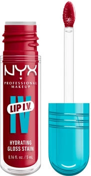 NYX Lip IV Hydrating Lip Gloss Stain (5ml) 11 Red-y. Set