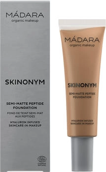 Mádara Skinynym Semi-Matte-Peptide-Foundation 70 Caramel (30ml)