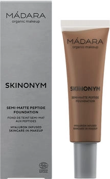 M&aacute;dara Skinynym Semi-Matte-Peptide-Foundation 90 Chestnut (30ml)