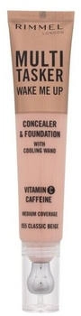 Rimmel London Multi Tasker Wake Me Up Concealer & Foundation 55 Classic Beige (20ml)