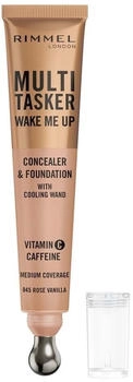 Rimmel London Multi Tasker Wake Me Up Concealer & Foundation 45 Classic Ivory (20ml)