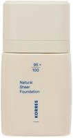 Korres 21013290, Korres Natural Sheer Foundation Pflege 30 ml, Grundpreis: &euro;