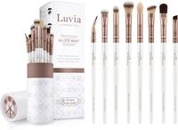 Luvia Cosmetics Kosmetikpinsel-Set "ALL EYE WANT" Nurai-Pinselhaar, vegan und