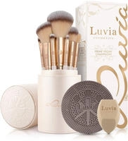 Luvia Cosmetics Schmink-Set "Prime Vegan Champagne" Kosmetikpinsel-Set