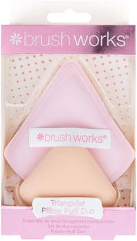 brushworks Triangular Pillow Puff Duo