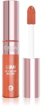 L'Or&eacute;al Lumi Le Liquid Blush Glowy (11ml) 627 Warm Peach