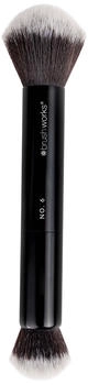 brushworks No. 6 Double Ended Powder and Buff Brush