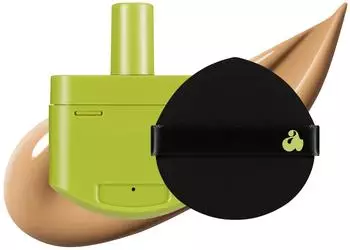 Unleashia Satin Wear Healthy Green Cushion SPF 30 (15 g) 23W Bisque