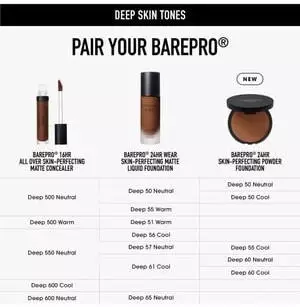 bareMinerals Barepro 24Hr Skin Perfecting Powder Foundation (8 g) Deep 60 Cool
