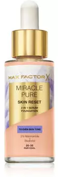 Max Factor Miracle Pure Skin Reset Foundation (30 ml) 20-35 Fair Cool