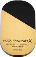 Max Factor Facefinity Refillable mattierendes Kompakt-Make up SPF 20 Farbton 002