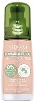 Deborah DEBORAH MILANO Formula Pura Nude Foundation Bio 30ml 02 rose cream