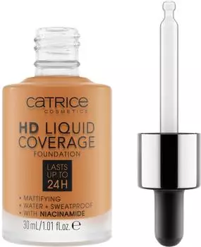 Catrice HD Liquid Coverage Foundation (30ml) 082 Warm Caramel