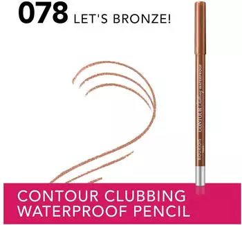 Bourjois Contour Clubbing Waterproof (1,2 g) 78 Let's Bronze!